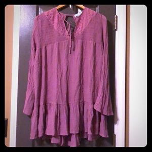 Lavender & Lace long sleeve tunic
